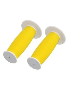 Mushroom Grips 7/8 long 115mm White/yellow.